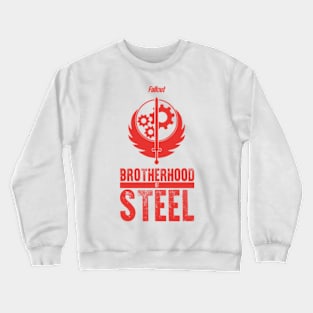 FALLOUT: BROTHERHOOD OF STEEL (WHITE SHIRT) Crewneck Sweatshirt